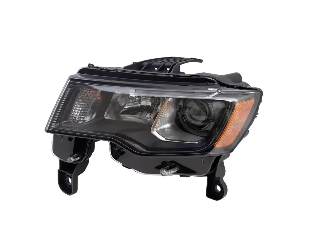Фара ліва Jeep Grand Cherokee 16-18 USA (Depo) чорна, механічна 68266647AB