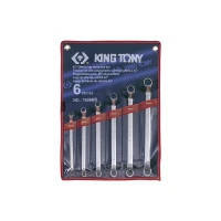 Ключ KING TONY накидний 45 градусів 6шт., 10-26мм (1606MR)