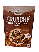 Кранчі (хрусткі мюсли) Crunchy Crownfield з шоколадом 350 г