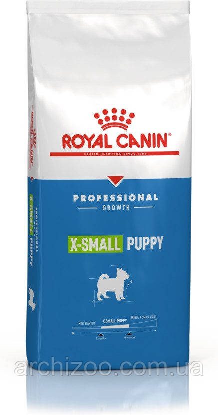 Royal Canin X-Small Puppy 14кг для щенков миниатюрных пород до 10 месяцев - фото 1 - id-p507182584
