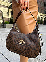 Жіноча сумка з еко-шкіри Coach Коач молодіжна, брендова сумка-клатч маленька через плече