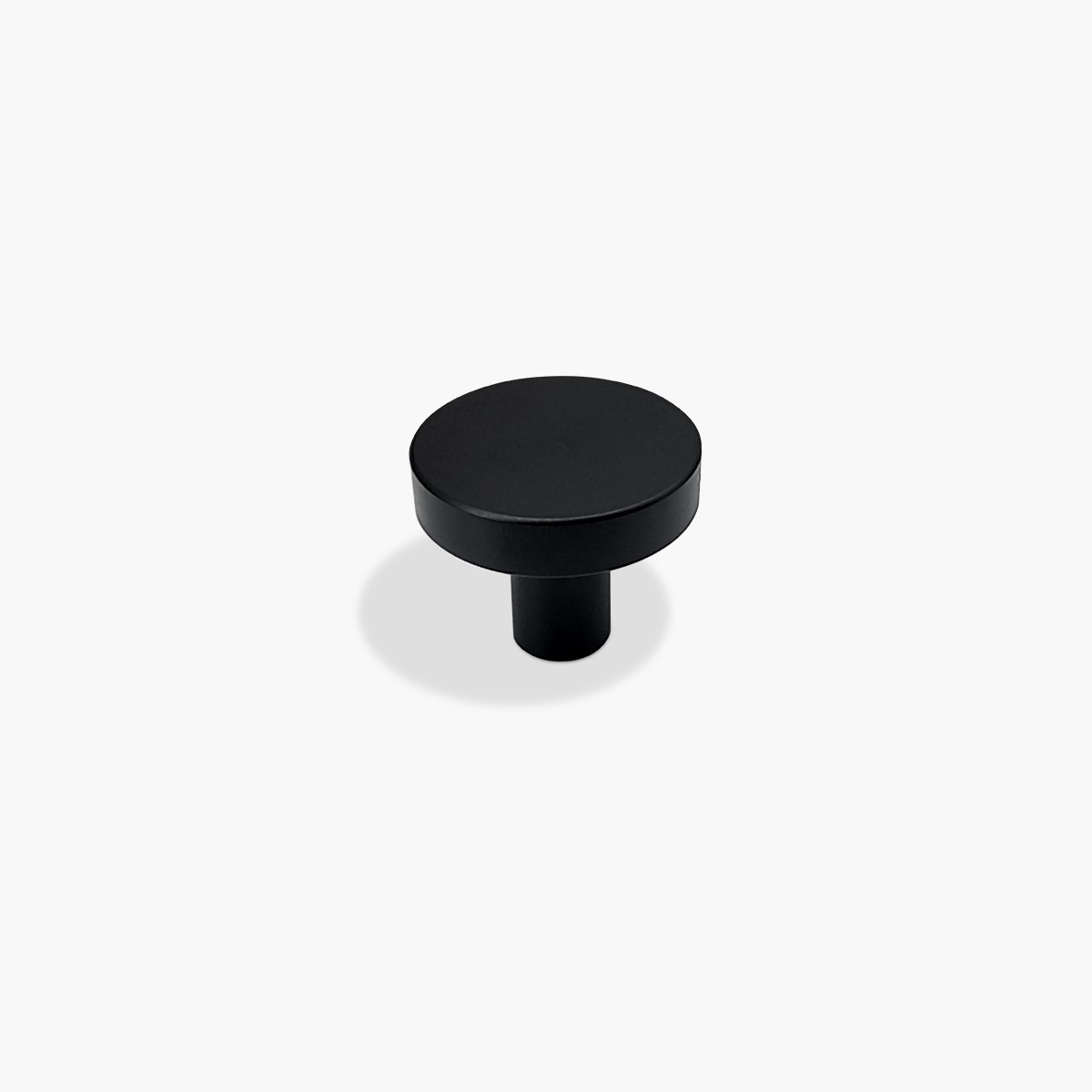 Чорні ручки кнопки для кухні та інших меблів Puck