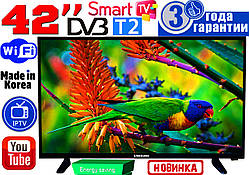 Акція! телевізори Samsung SmartTV 42" 4K 3840x2160! LED, IPTV, T2,WIFI,USB, Корея