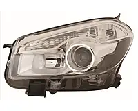 Фара левая Nissan Qashqai 10-14 (TYC) эл. кор., галоген 26060BR00A