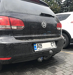 Фаркоп Volkswagen Golf 6 хетчбек 2008-2014 (Фольксваген Гольф 6) польський на болтах