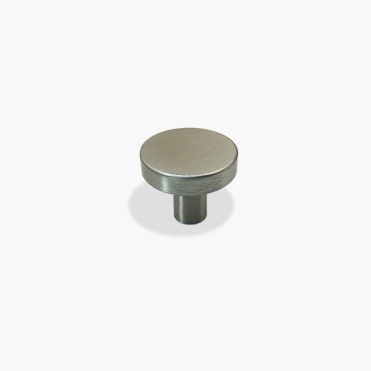 Ручка кнопка Puck інокс глянець