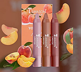 Набір матових помад-олівців персикові відтінки Teayason (АА), фото 2