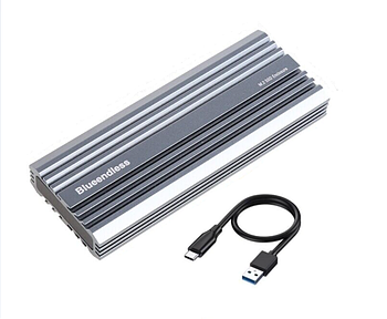 Зовнішня кишеня для M2 SSD NVMe PCIe USB 3.1 Type-C Blueendless 2807N Original