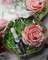 Подарочный набор сувенирного мыла Мартини и Королевская роза Мыло ручной работы