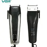 Машинка для стрижки волосся з насадками VGR V-120 тример з насадками Black, фото 3