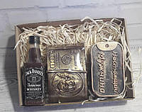 Подарочный набор сувенирного мыла Виски, жетон и баксы2 Мыло ручной работы