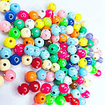 Намистини акрилові зі стразами 6 мм МІХ (10 шт), фото 4