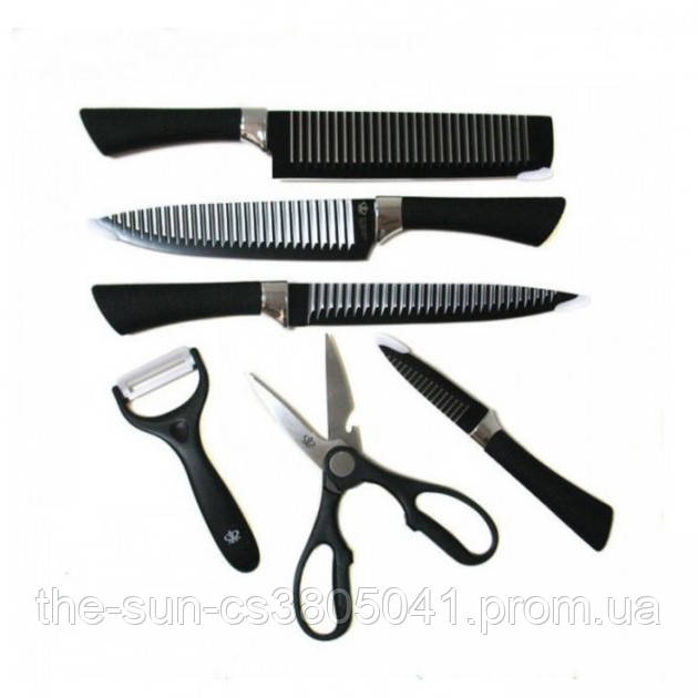 Набор ножей для кухни 6 предметов Genuine King-B0011 , кухонный набор 6 предметов - фото 5 - id-p2116567397
