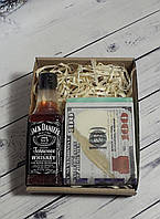 Подарочный набор сувенирного мыла Виски и пачка баксов Мыло ручной работы
