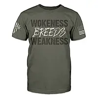 Футболка Warrior 12 "Wokeness Breeds Weakness"