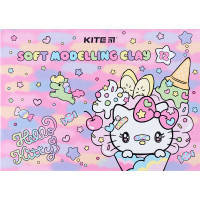 Пластилін Kite Hello Kitty восковий, 12 кольорів, 240 г (HK23-1086)