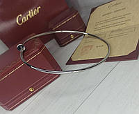Чокер Cartier цвях сріблястий круглий