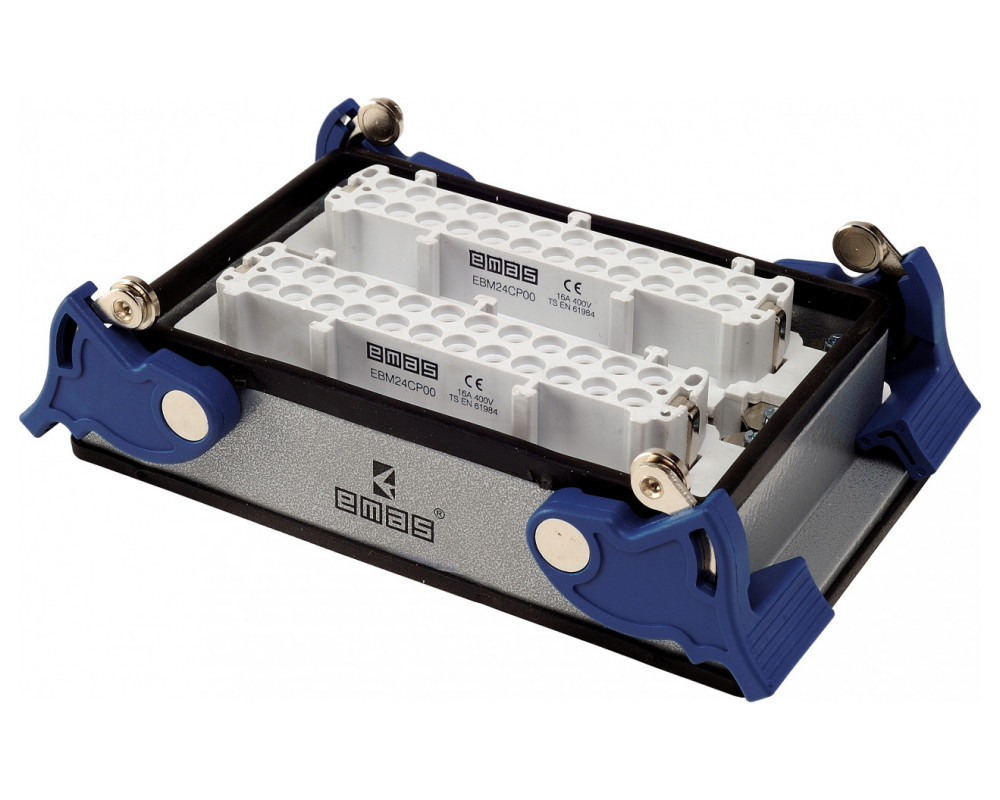 Корпус з розеткою стаціонарний / нижнє введення (48 контактів), фото 1