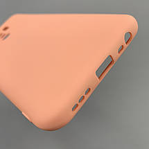 Чохол для Xiaomi Redmi 9 силікон кейс з мікрофіброю чохол на телефон сяомі редмі 9 персиковий o3c, фото 5