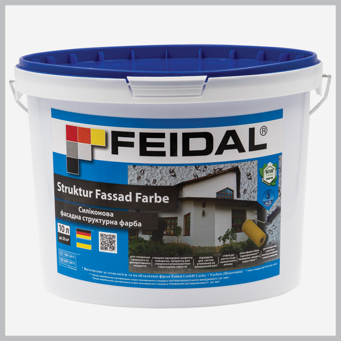 Фасадна фарба FEIDAL truktur Fassad Farbe силікономодифікована