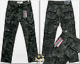 Джинси чоловічі ITENO - TOPHERO оригінал камуфляж з накладними кишенями, фото 4