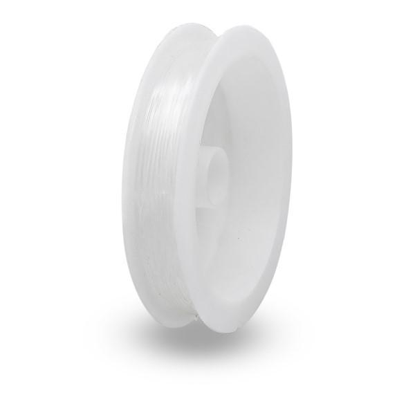 Силіконова Нитка Еластична 0.8 мм 7,5 м Безбарвна, фото 1