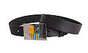 Чоловічий ремінь з натуральної шкіри під джинси blx90283 чорний, фото 3