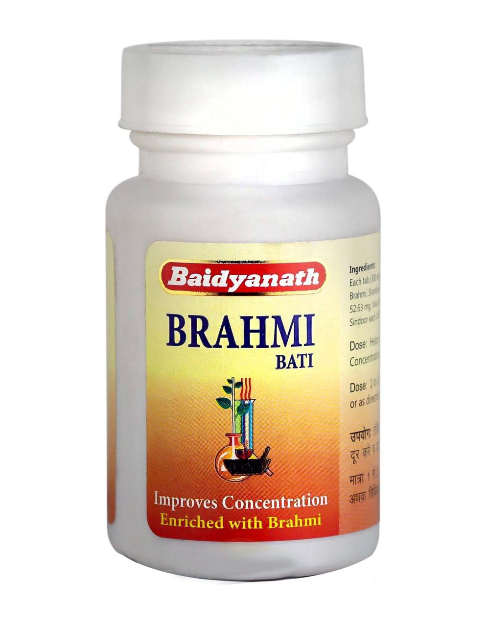 Брахми Вати (Беднад) Brahmi Bati (Baidyanath) 80 таблеток, препарат для омоложения организма - фото 1 - id-p2116631205