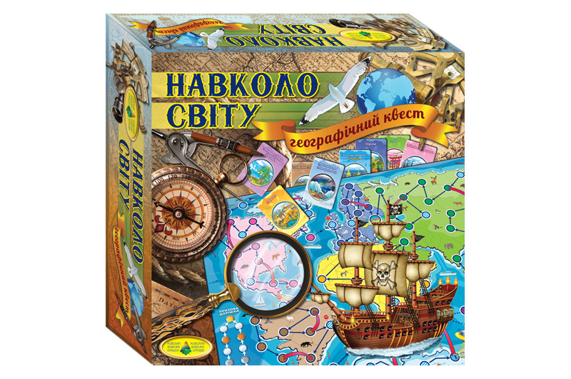 Настільна гра Навколо світу Географія КФІ