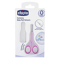 Ножницы детские Chicco с колпачком, розовые 05912.10