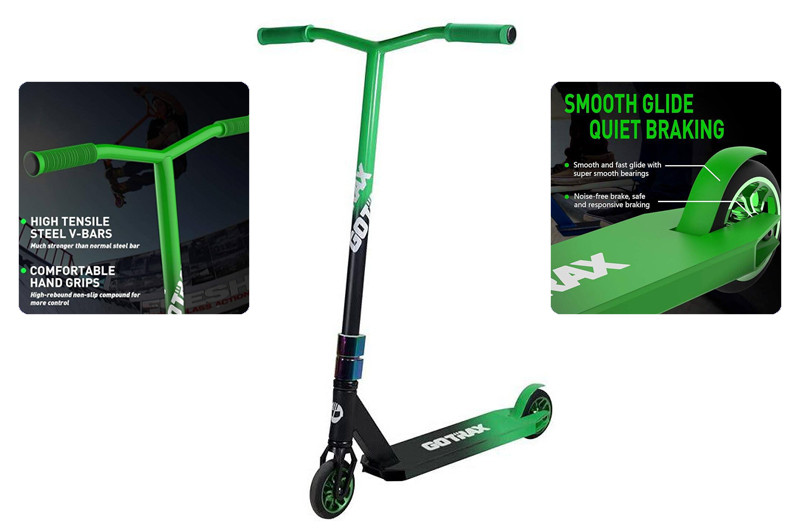 Самокат трюковий Maraton Go TRAX ST PRO 200 GREEN