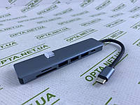 USB Type-C хаб, концентратор с быстрой зарядкой и HDMI (7 в 1)