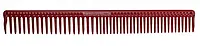 Гребінець JRL для стрижки довгого тонкого волосся червоний JRL-306RED