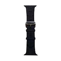 Ремінець для годинника Apple Watch Hermès 42/44/45/49mm 2.Black (Hermes42-2.Black)
