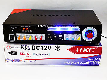 Підсилювач звуку UKC KA-123 BT 2*150 + КАРАОКЕ