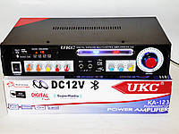 Усилитель звука UKC KA-123 BT 2*150 + КАРАОКЕ