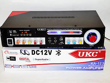 Підсилювач звуку UKC KA-123 BT 2*150 + КАРАОКЕ