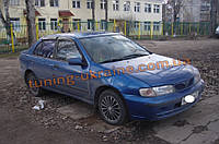 Дефлекторы окон (ветровики) COBRA-Tuning на NISSAN ALMERA I SD (N15) 1995-2000