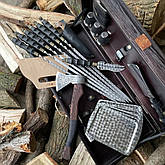 Набір шампурів БУЙВОЛ в дерев'яній коробці, фото 2
