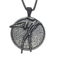 Кулон медальйон Цири Птах Witcher Ciri Medallion Necklace