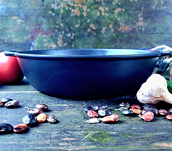 Сковорода жаровня чавунна Maysternya Ø 26 см Вага 3,46 кг. борт 6 см.