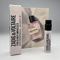 Пробник Zadig & Voltaire This is Her! Undressed EDP 0.8мл Зіс із іс Хе! Андрессд Оригінал