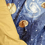 Підліткова постільна білизна Галактика Ранфорс MERISET - Підлітковий 1,5 на резинці, фото 4