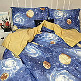 Підліткова постільна білизна Галактика Ранфорс MERISET - Підлітковий 1,5 на резинці, фото 3