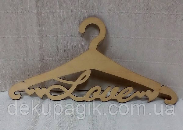 Плічка для декору "Love", 35х17см., фото 1