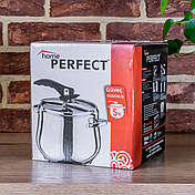 Скороварка з нержавіючої сталі 5 літрів Home Perfect, Туреччина, фото 4