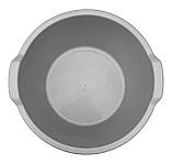 Таз пластиковий харчовий "Незабудка" 28 літрів металік Ø 50 см h=22 см (ПолімерАгро), фото 2