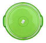 Таз пластиковий харчовий Незабудка 28 літрів салатовий Ø 50 см h=22 см (ПолімерАгро), фото 3