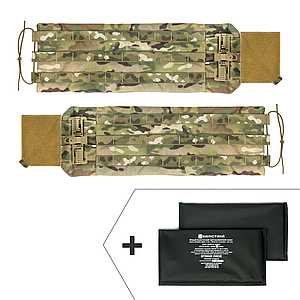 Камербанд з балістичними пакетами Dozen Plate Carrier Ballistic Cummerbund "MultiCam" (комплект - 2 шт)