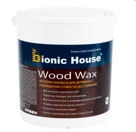 Віск-фарба Вуд Вакс / Wood Wax - стійка до стирання для дерева уп. 0,8 л (різні кольори)